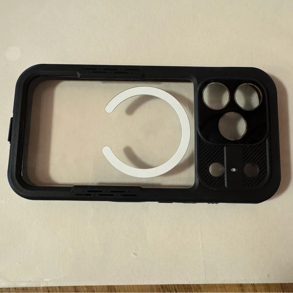 Hllhunkhe iPhone 17 Pro Case - Waterproof, Magsafe, Black, New